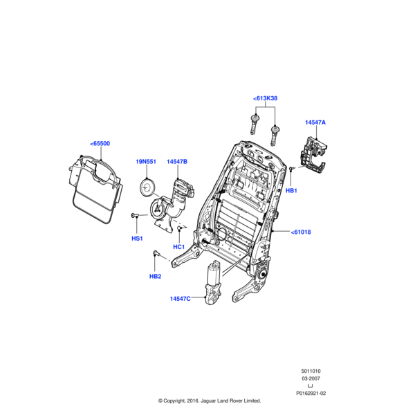 HYP500320 - Land Rover Screw