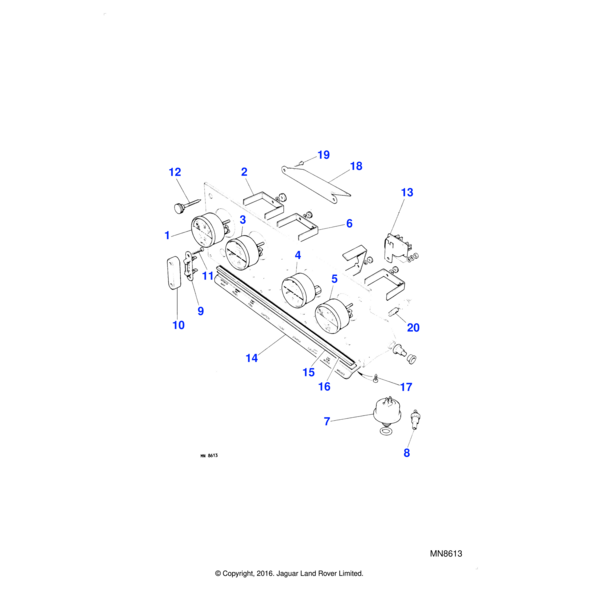 148876J - Jaguar Voltage regulator