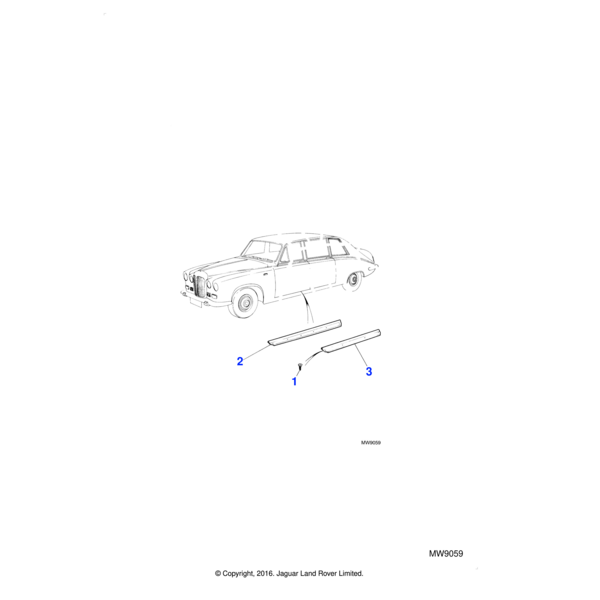 AB604042 - Jaguar Self tapping screw