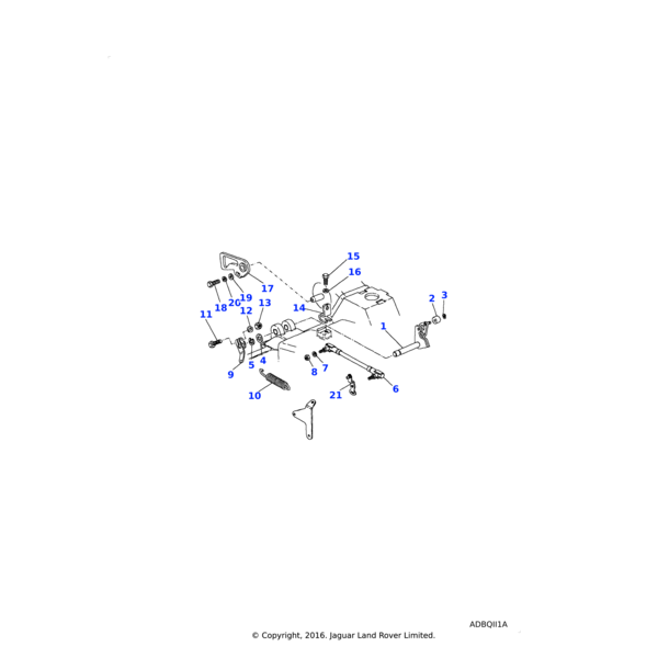 257011 - Land Rover Nut - Hex.