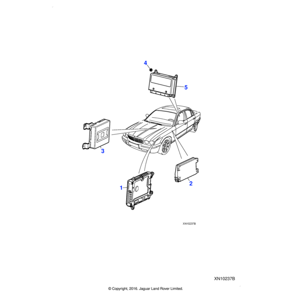 C2C10662 - Jaguar Body processor module