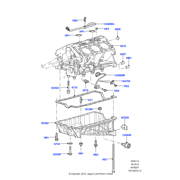 1025334 - Land Rover Screw - Adjusting