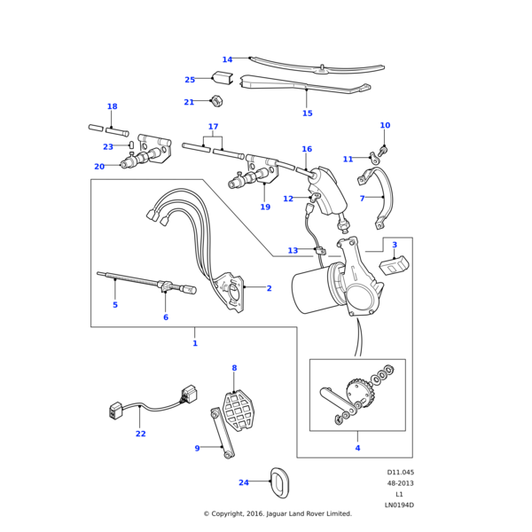 150844 - Land Rover Pad-rubber