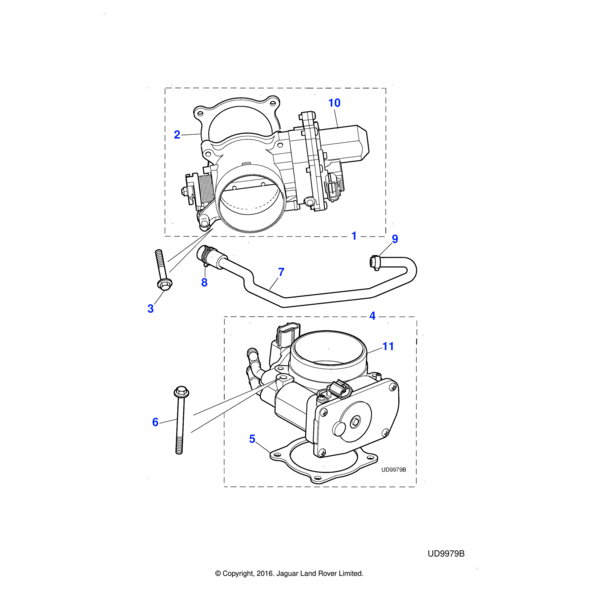 AJ811763 - Jaguar Return hose