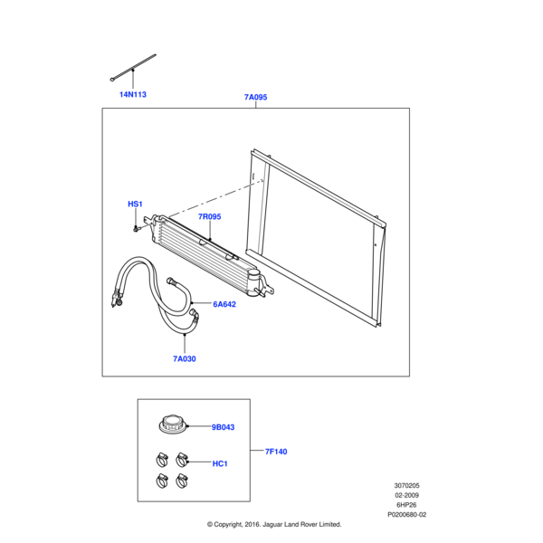 CN100208 - Land Rover Clip-Hose