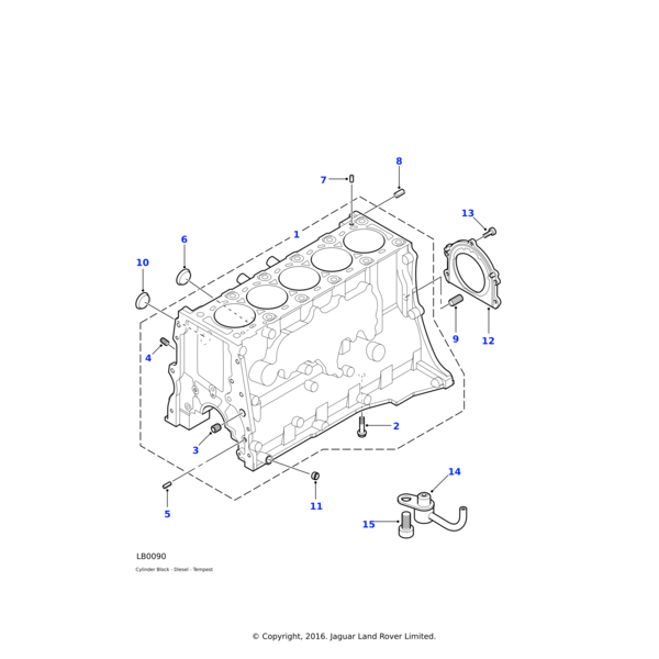 37D2260L - Land Rover Plug-core