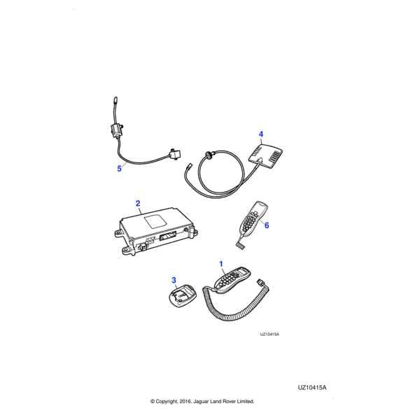 C2C20260 - Jaguar Portable support electronic unit