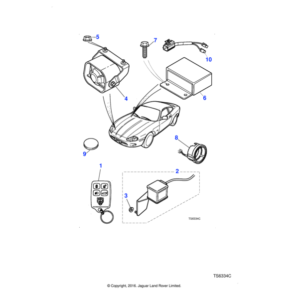 C2C20920 - Jaguar Security sounder
