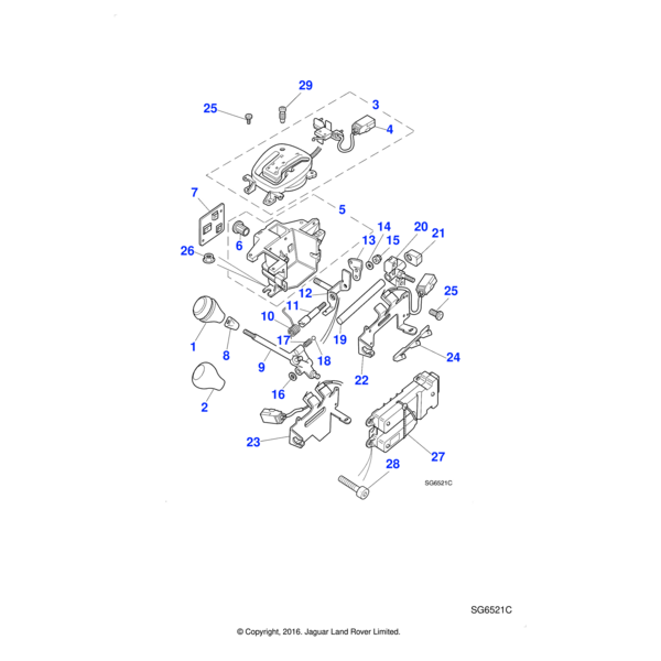 MNA4957BA - Jaguar Gear change knob