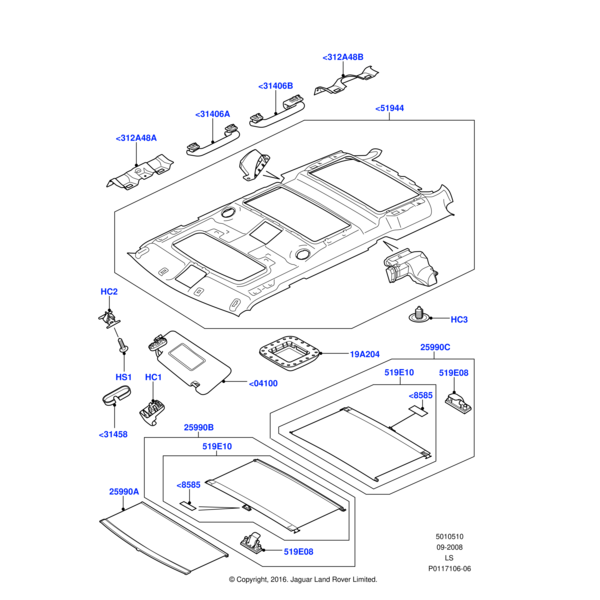 ALU780091 - Land Rover Bracket