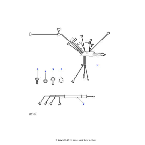 8510329 - Land Rover Harness Engine