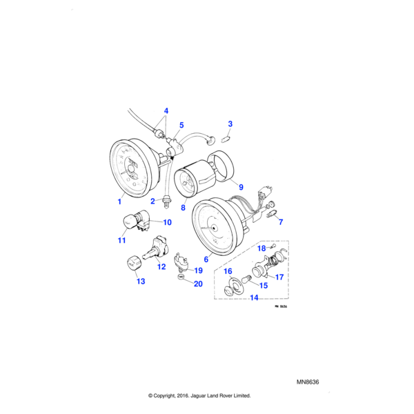 159737 - Jaguar Control cable