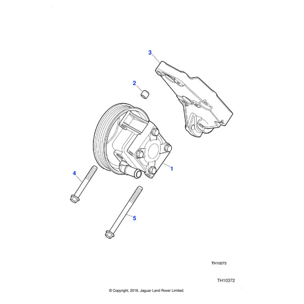 C2C1079 - Jaguar Power steering pump
