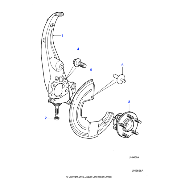 C2C1107 - Jaguar Disc shield