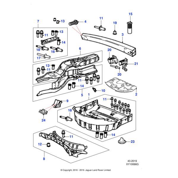 C2C12329 - Jaguar Stud - rivet