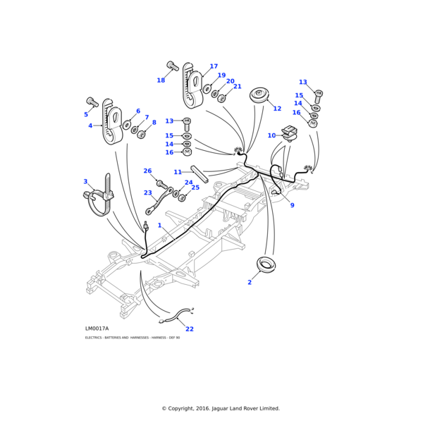 570753 - Land Rover Finisher-edge strip