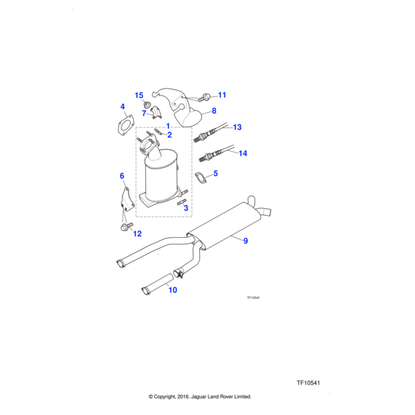 EAZ2050 - Jaguar Gasket