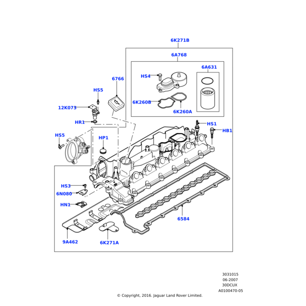 8510298 - Land Rover Valve assembly-depression control