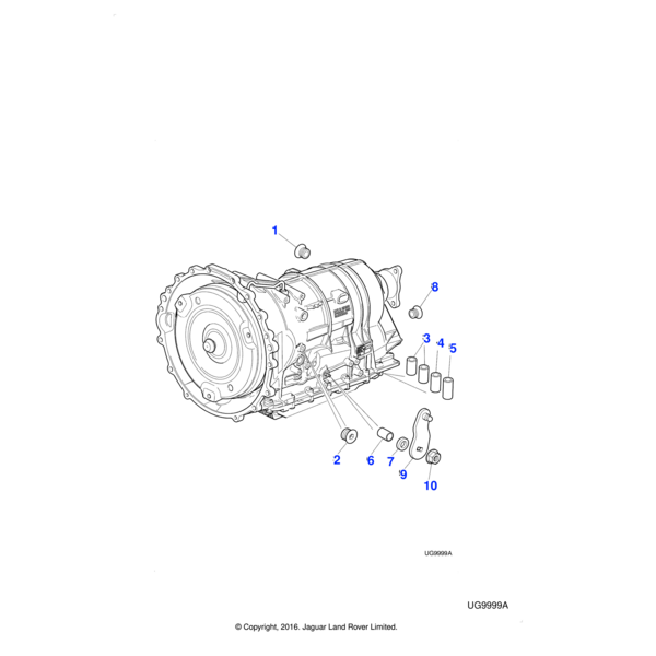 C2C6729 - Jaguar Oil filler plug