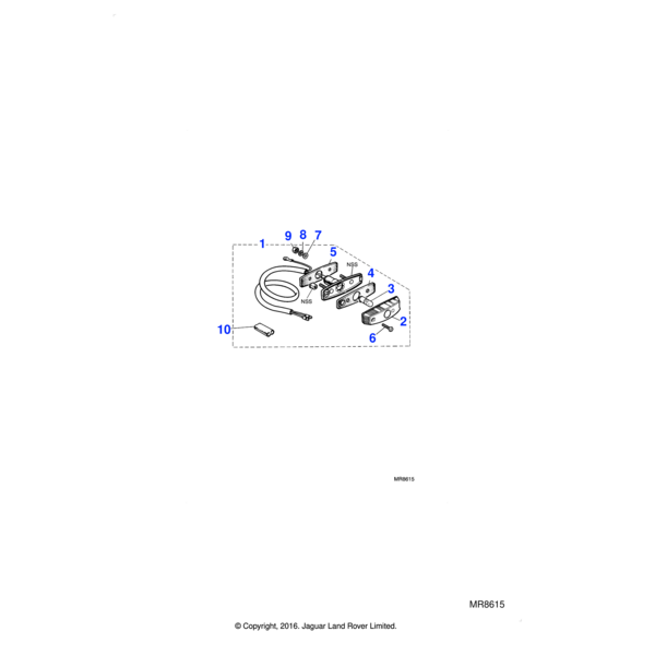 104618 - Jaguar Connector tube