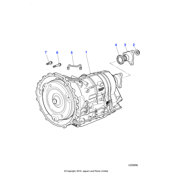 C2C12376 - Jaguar Automatic gearbox