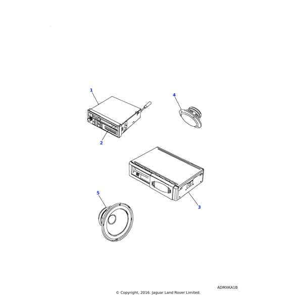AMR3154 - Land Rover CD automatic changer