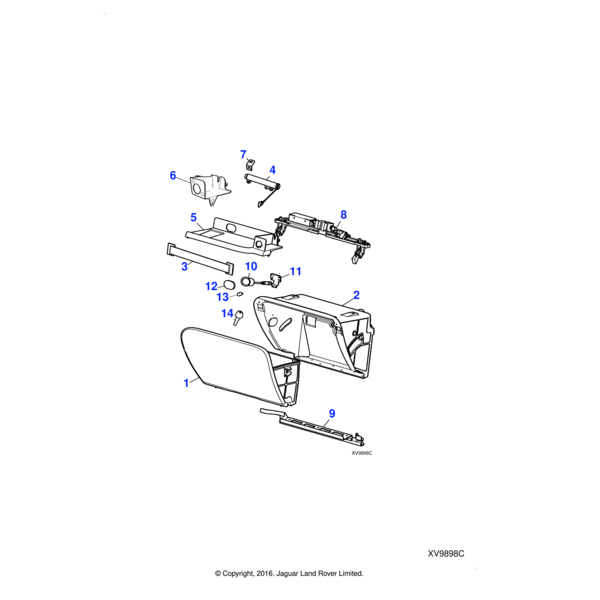 C2C10037 - Jaguar Hinge