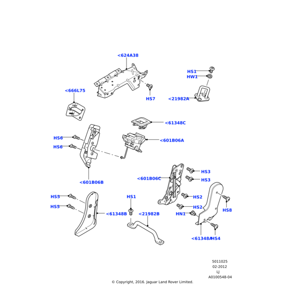 HYH000110 - Land Rover Nut