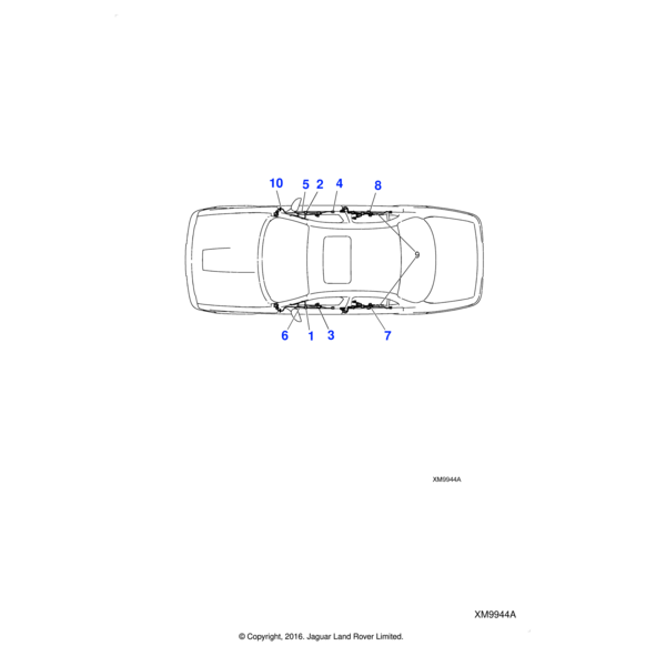 C2C10998 - Jaguar Door harness
