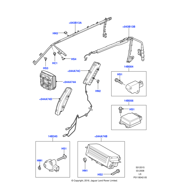 CYH100310 - Land Rover Nutsert-blind
