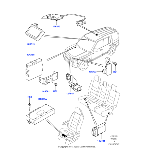 FS106127L - Land Rover Screw