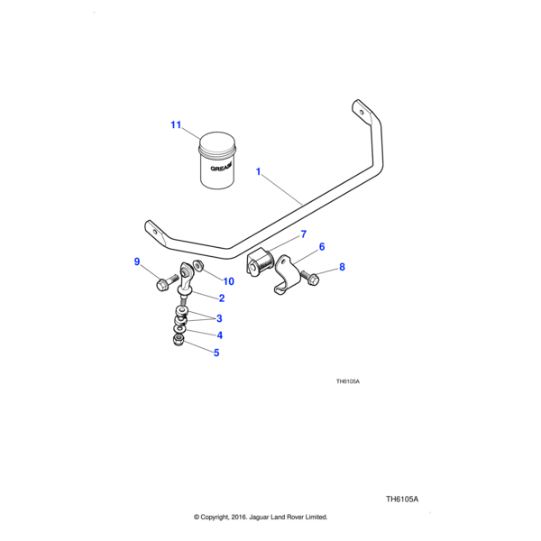 FN110041J - Jaguar Locking nut