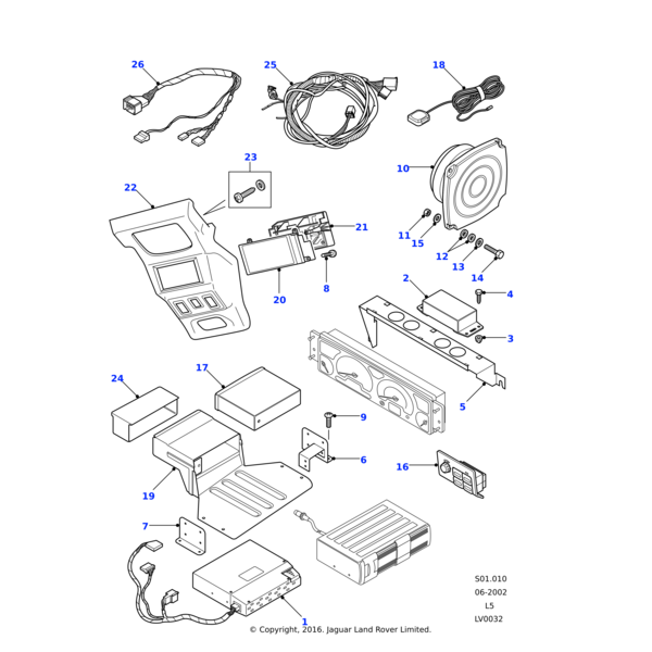 8510059 - Land Rover Kit - Fixing Parts