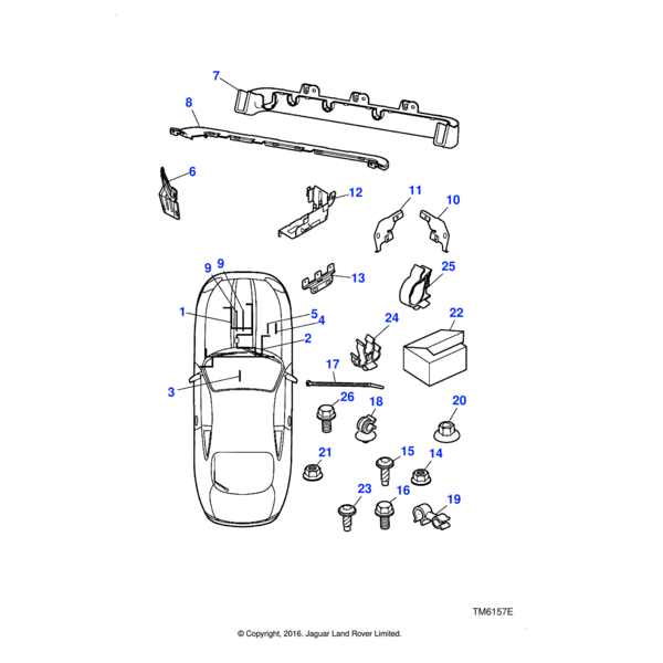 ADU9028 - Jaguar Tie strap