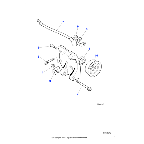 C2C5093 - Jaguar Idler pulley