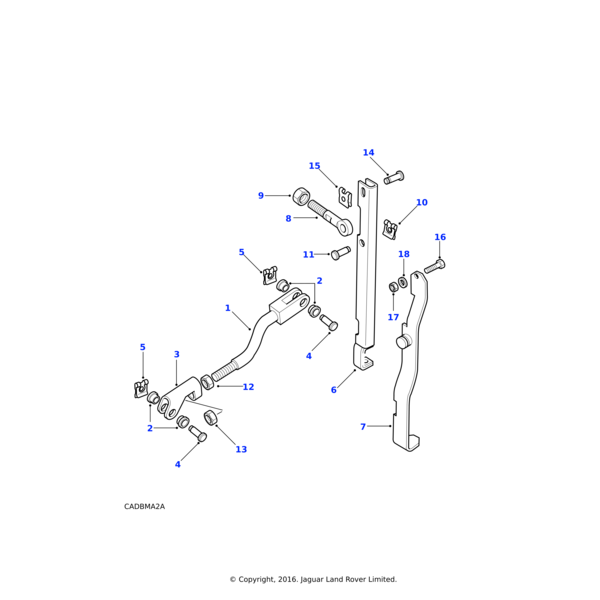 ANR1832 - Land Rover Clip-spring steel