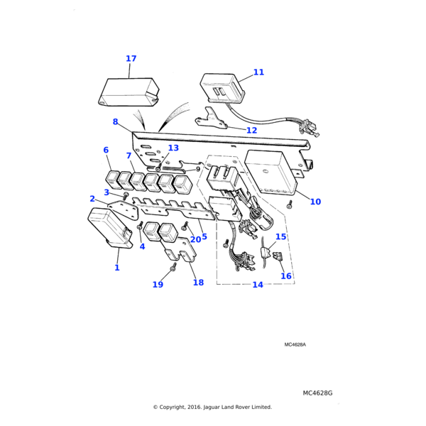 AB608041J - Jaguar Self tapping screw