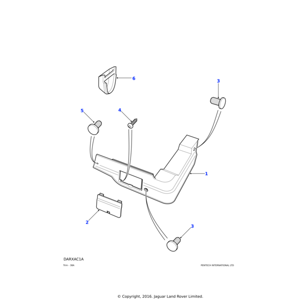 ADU7995AAT - Land Rover Fastener-drive