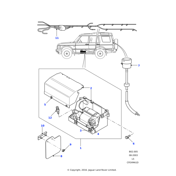8510132 - Land Rover Cover