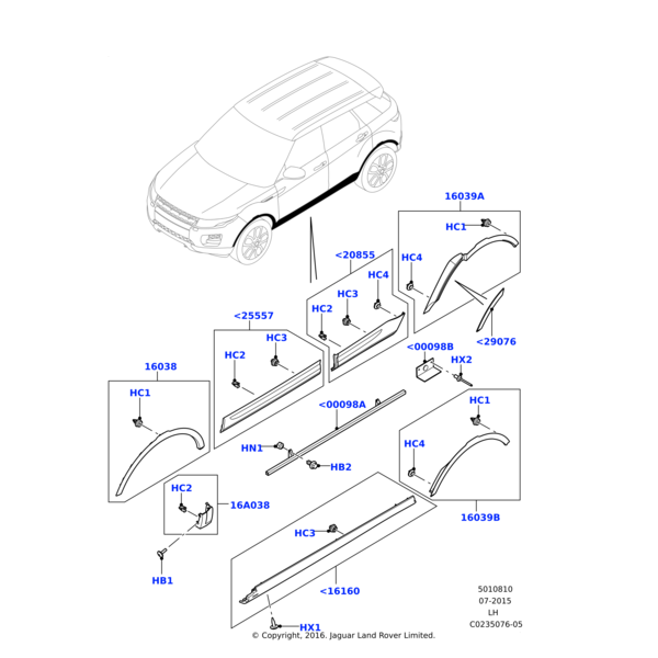 ANR6563 - Land Rover Nutsert-blind