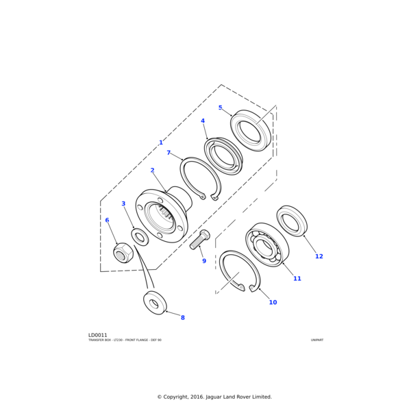 571682 - Land Rover Circlip