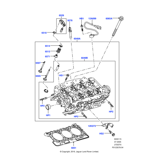 1311285 - Land Rover Seal - Valve Stem