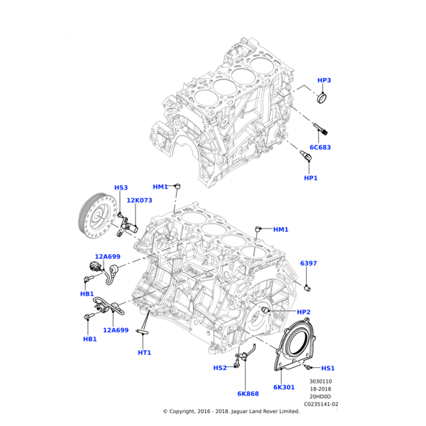 1331241 - Land Rover Stud
