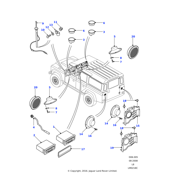 Audio System - Radio and Single Slot CD