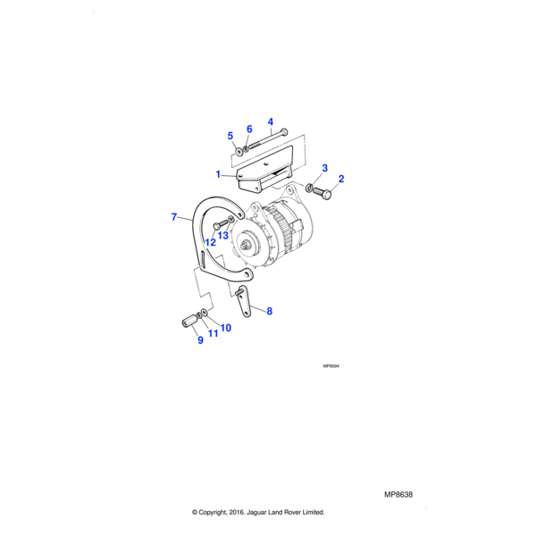 519561 - Jaguar Bushing kit