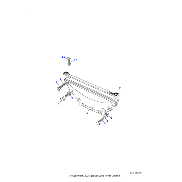 232038 - Land Rover Copper WASHER