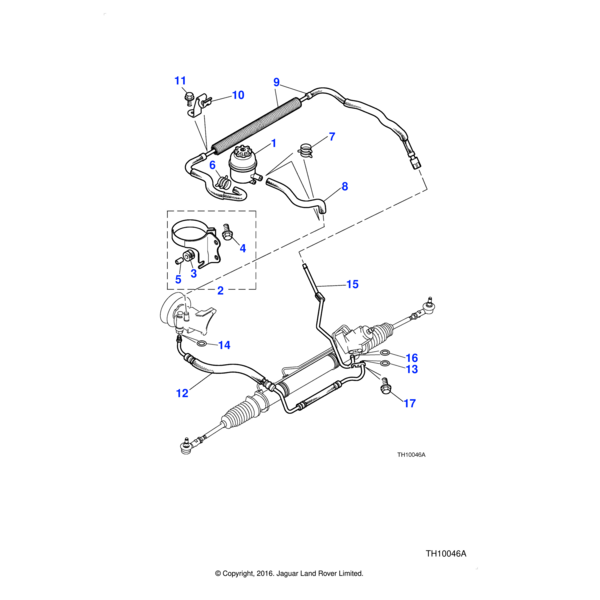 FS106165P - Jaguar Flange head screw