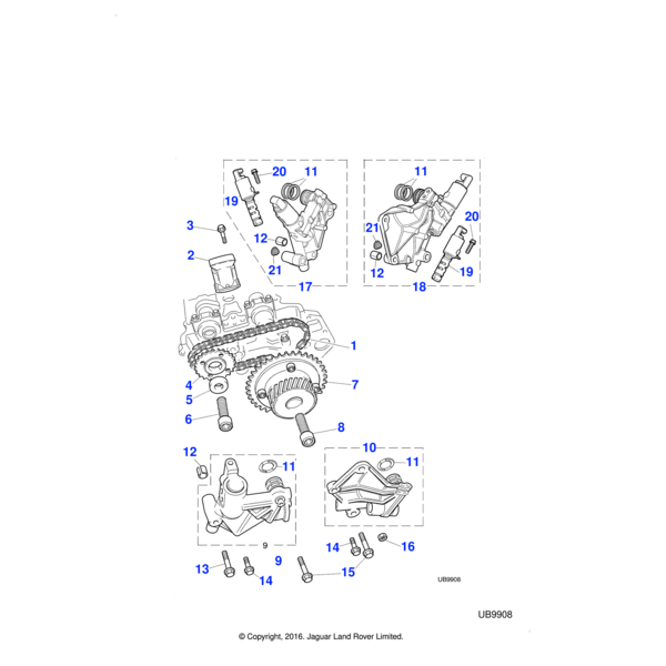 AJ810570 - Jaguar Solenoid valve