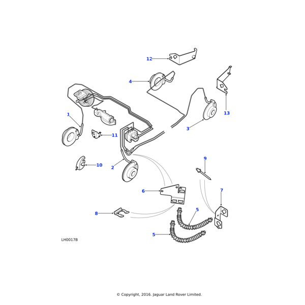 ANR5915 - Land Rover Clip-Hose