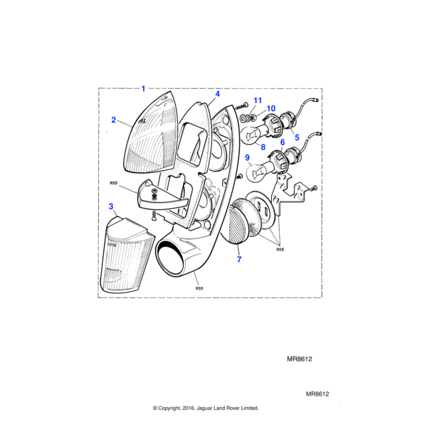 37H5452J - Jaguar Bulb holder